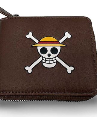 One Piece Geldbörse Man Zip Skull