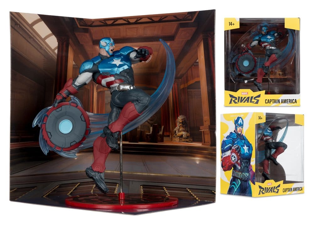 Marvel Rivals Collection 1/10 Actionfigur Captain America 20 cm – Bild 5