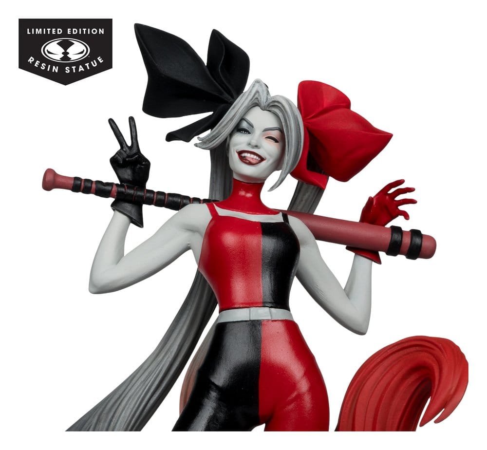 DC Direct Harley Quinn: Red, White & Black Statue 1/10 Harley Quinn by Alex Garner 21 cm – Bild 2