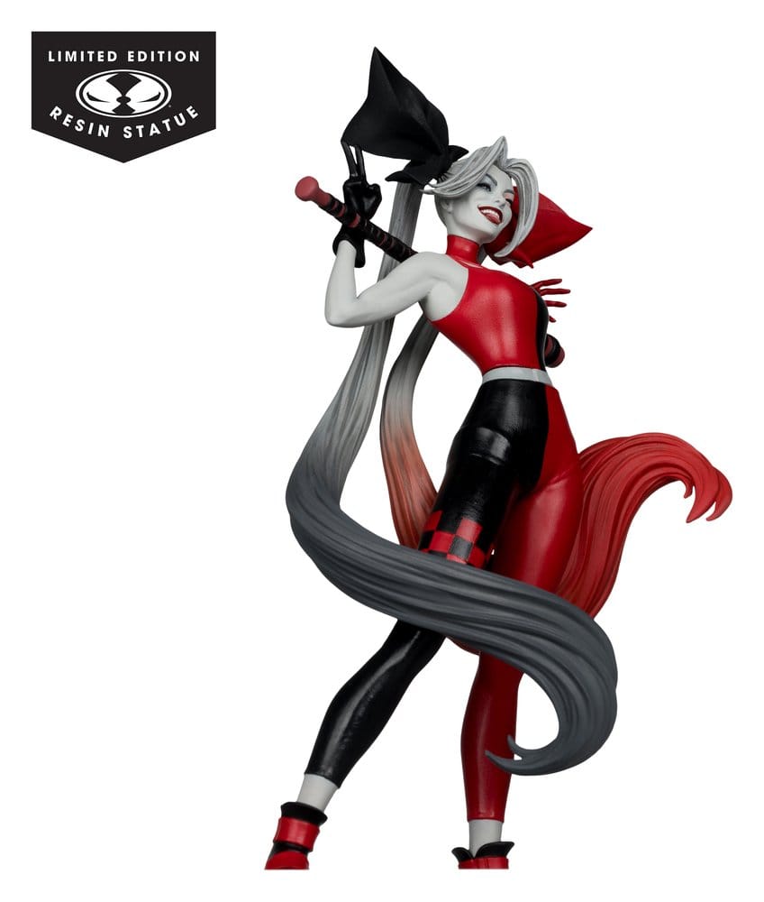 DC Direct Harley Quinn: Red, White & Black Statue 1/10 Harley Quinn by Alex Garner 21 cm – Bild 3
