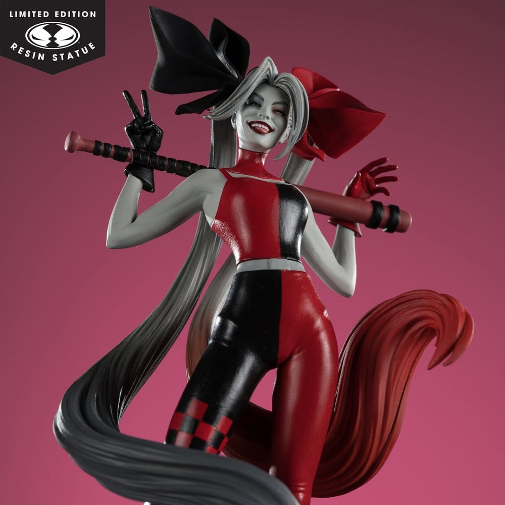 DC Direct Harley Quinn: Red, White & Black Statue 1/10 Harley Quinn by Alex Garner 21 cm – Bild 6