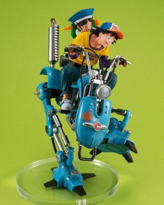 Dragonball Z Desktop Real McCoy EX PVC Diorama Son Goku & Son Gohan & Robot with two legs 20 cm