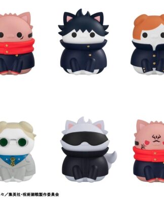 Jujutsu Kaisen Mega Cat Project Minifiguren Jujutsu Cats Shibuya Incident Ver. 3 cm Blind Box Sortiment (8) (Repeat)