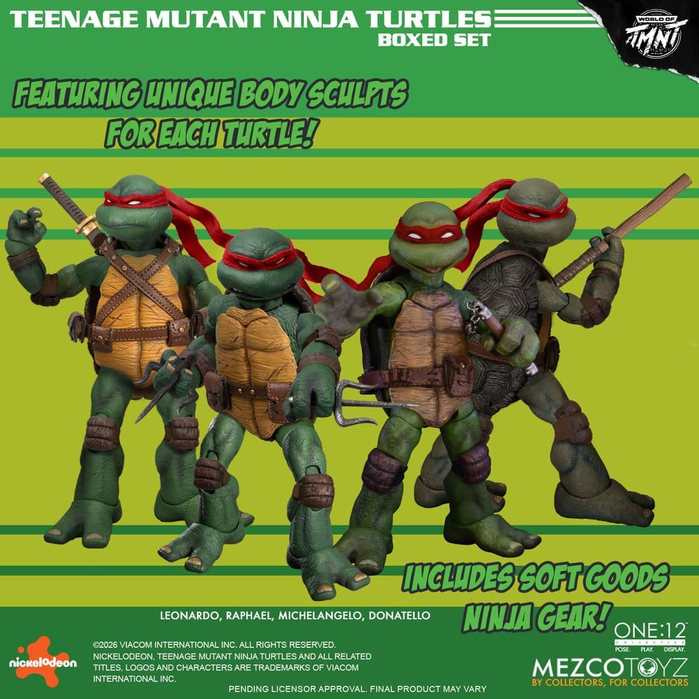 Teenage Mutant Ninja Turtles One:12 Collective Actionfiguren 1/12 Boxed Set 17 cm – Bild 2