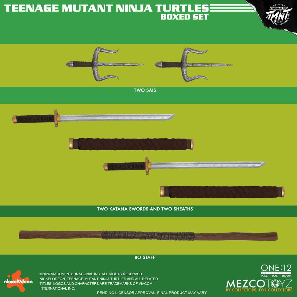 Teenage Mutant Ninja Turtles One:12 Collective Actionfiguren 1/12 Boxed Set 17 cm – Bild 8