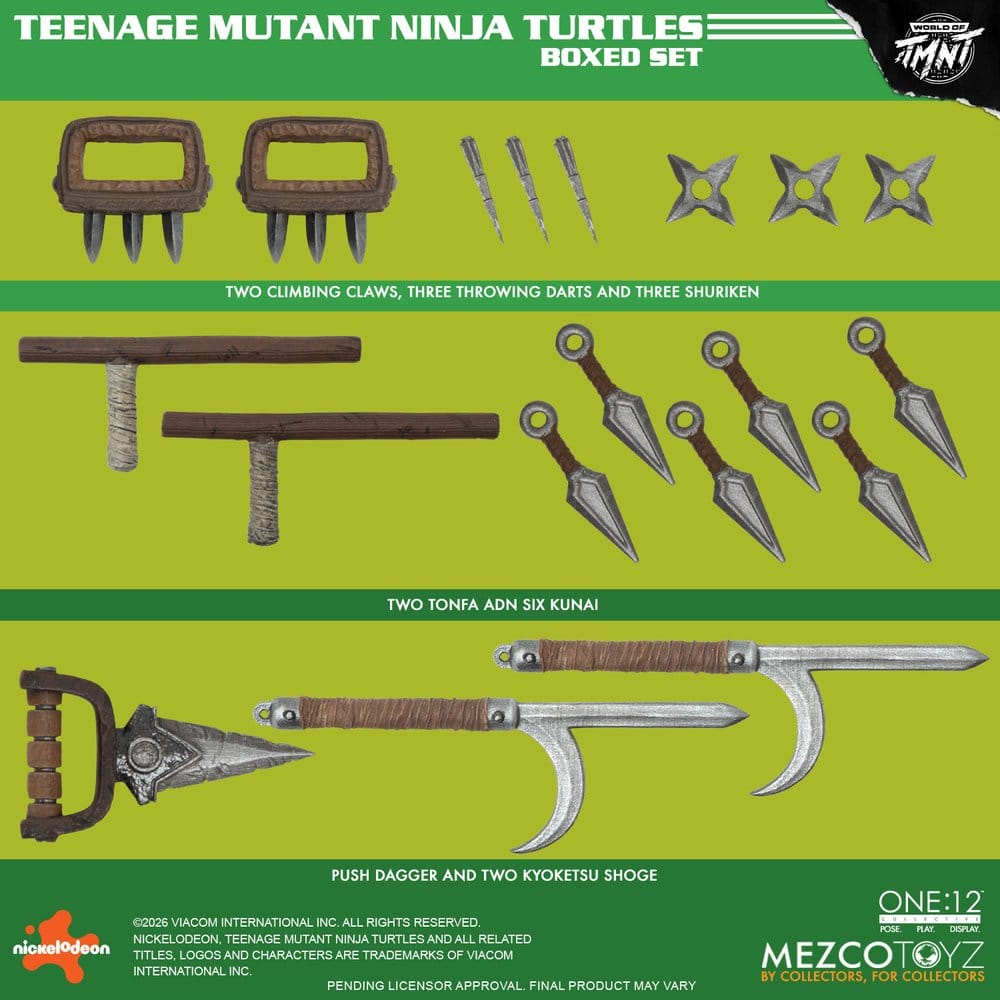 Teenage Mutant Ninja Turtles One:12 Collective Actionfiguren 1/12 Boxed Set 17 cm – Bild 9