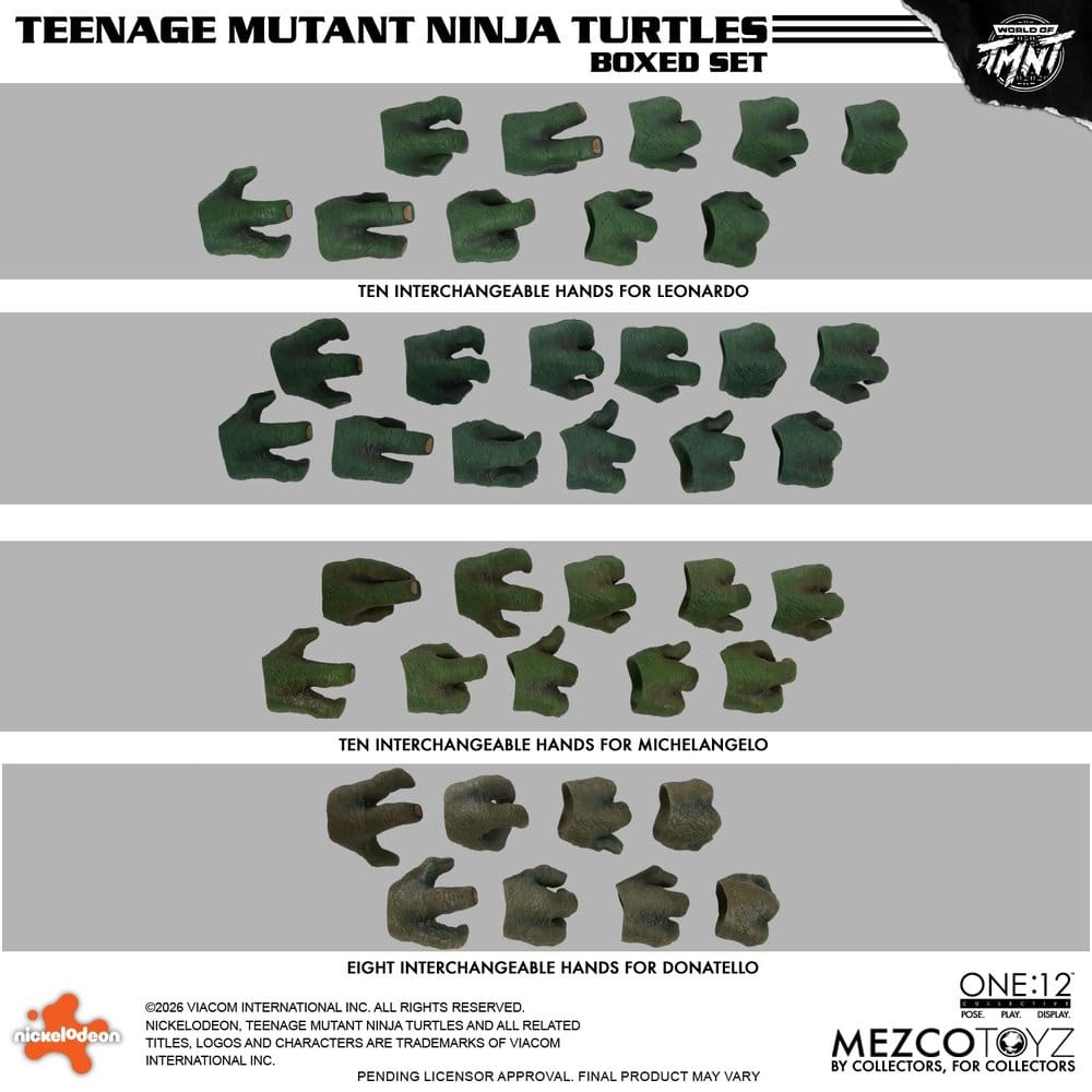 Teenage Mutant Ninja Turtles One:12 Collective Actionfiguren 1/12 Boxed Set 17 cm – Bild 21