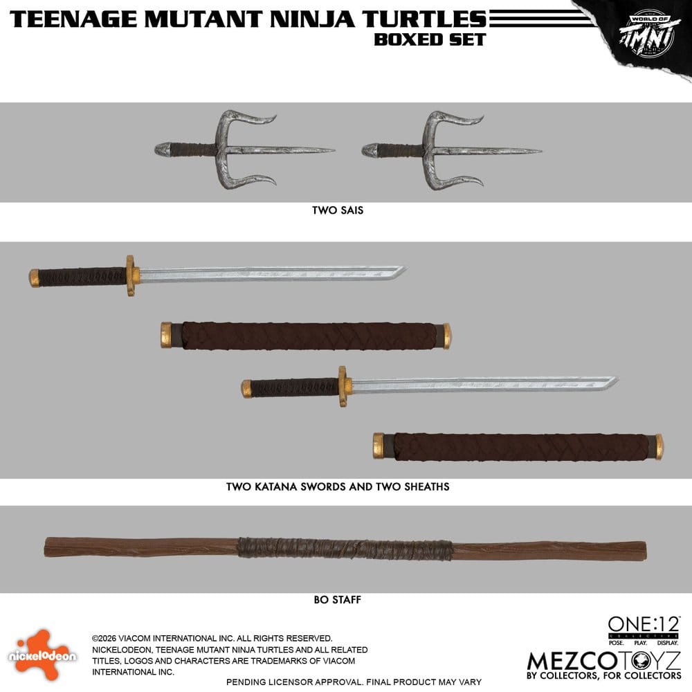 Teenage Mutant Ninja Turtles One:12 Collective Actionfiguren 1/12 Boxed Set 17 cm – Bild 23