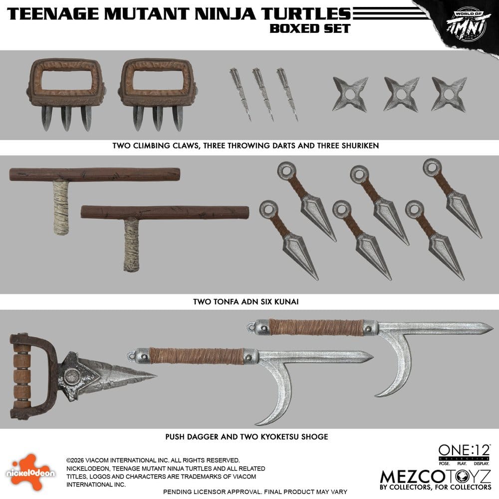 Teenage Mutant Ninja Turtles One:12 Collective Actionfiguren 1/12 Boxed Set 17 cm – Bild 24