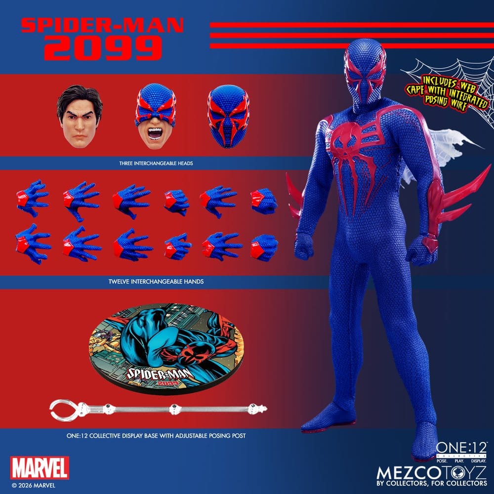 Marvel Comics One:12 Collective Actionfigur 1/12 Spider-Man 2099 17 cm – Bild 12