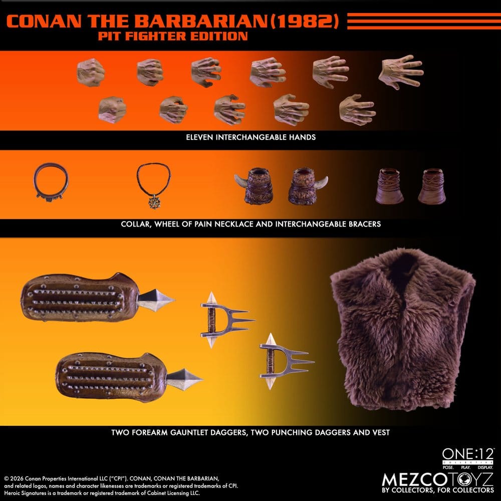 Conan der Barbar One:12 Collective Actionfigur 1/12 Conan (Pit Fighter Edition) 16 cm – Bild 14