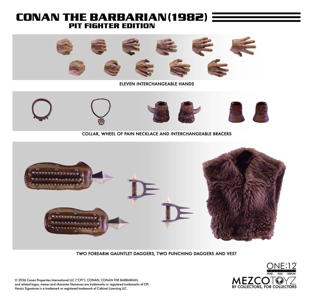 Conan der Barbar One:12 Collective Actionfigur 1/12 Conan (Pit Fighter Edition) 16 cm – Bild 15