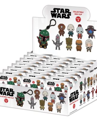 Star Wars Most Wanted Bounty Hunters 3D PVC-Taschenanhänger Serie 1 Display (24)
