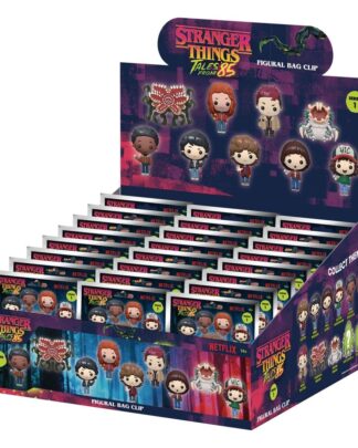 Stranger Things Tales of '85 3D PVC-Taschenanhänger Serie 1 Display (24)