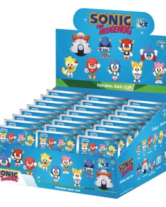 Sonic the Hedgehog 3D PVC-Taschenanhänger Serie 6 Display (24)