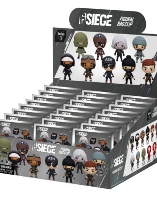 Six Siege 3D PVC-Taschenanhänger Serie 1 Display (24)