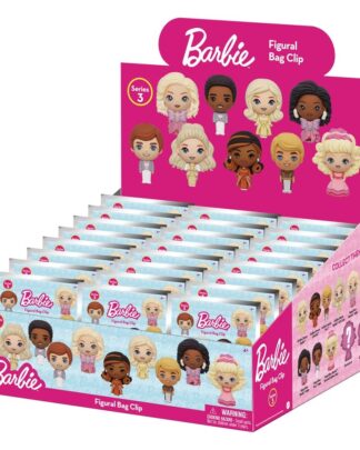 Barbie 3D PVC-Taschenanhänger Serie 3 Display (24)