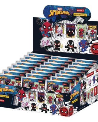 Spider-Man Classic 3D PVC-Taschenanhänger Serie 2 Display (24)