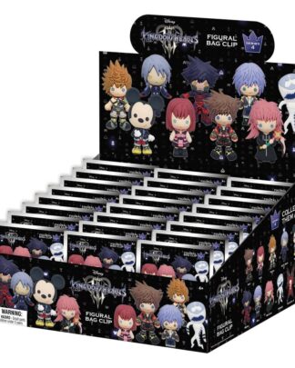 Kingdom Hearts 3D PVC-Taschenanhänger Serie 4 Display (24)
