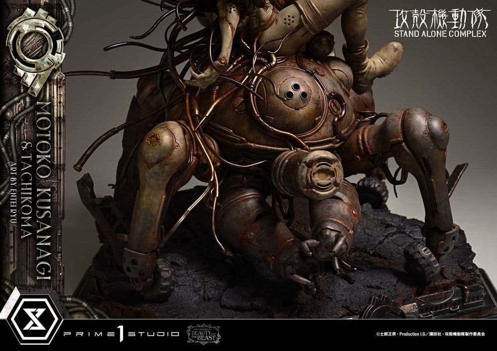 Ghost in the Shell Stand Alone Complex The Legend of Beauty and the Beast Statue 1/4 Motoko Kusanagi & Tachikoma Art by Entei Ryu Bonus Version 53 cm – Bild 13