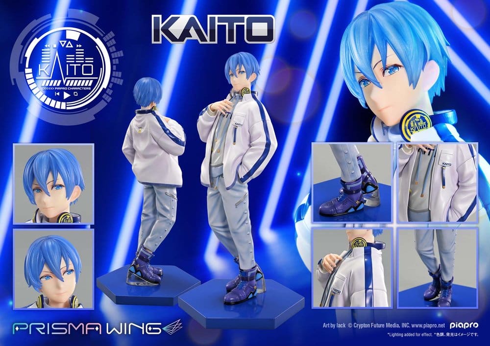 Piapro Characters Prisma Wing Figur 1/7 KAITO "Art by lack" 24 cm – Bild 23