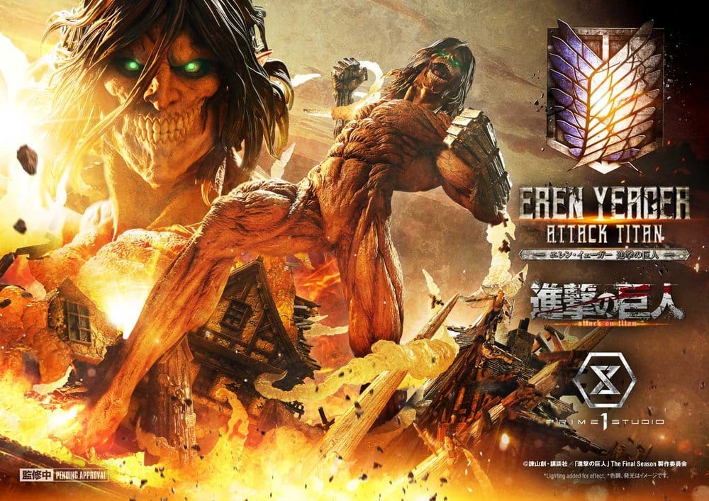 Attack on Titan (TV animation) Ultimate Diorama Masterline Statue Eren Yeager Attack Titan 81 cm – Bild 2