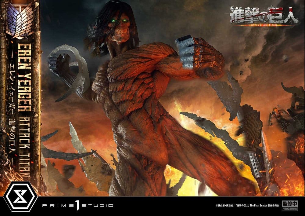 Attack on Titan (TV animation) Ultimate Diorama Masterline Statue Eren Yeager Attack Titan 81 cm – Bild 4