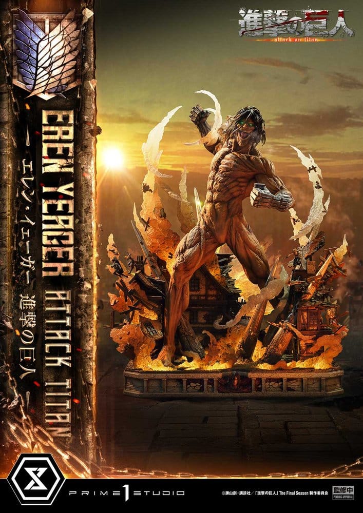 Attack on Titan (TV animation) Ultimate Diorama Masterline Statue Eren Yeager Attack Titan 81 cm – Bild 5