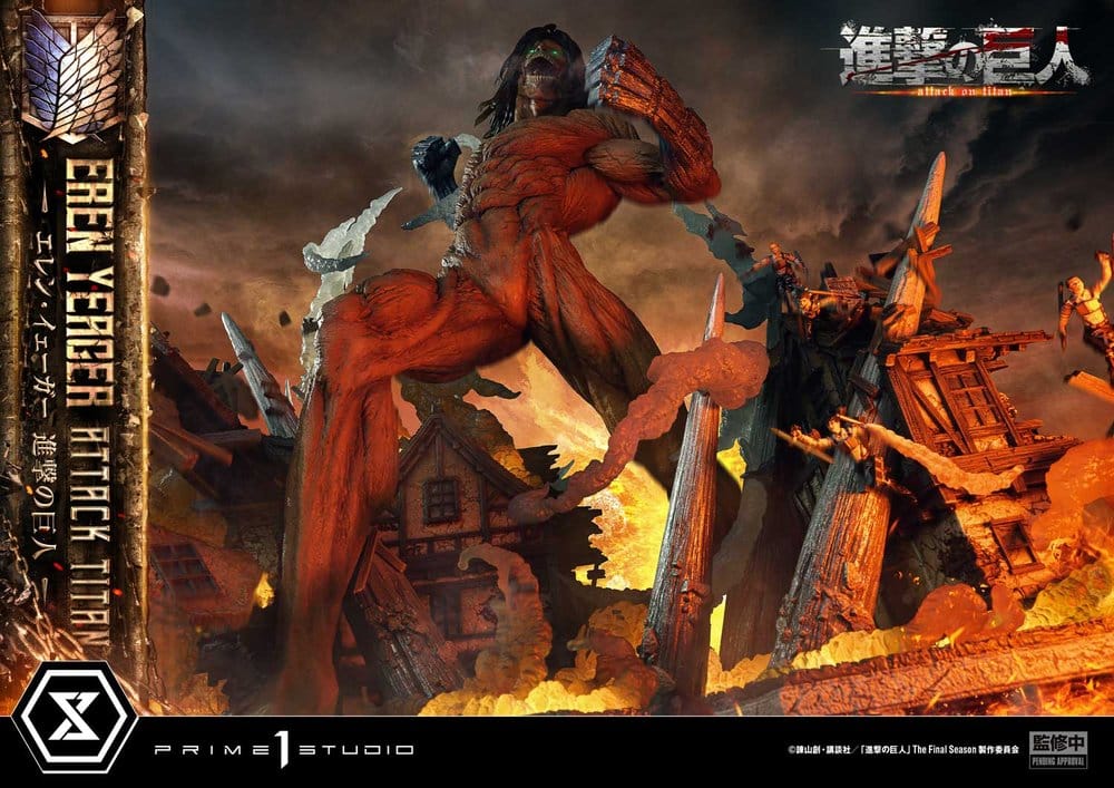 Attack on Titan (TV animation) Ultimate Diorama Masterline Statue Eren Yeager Attack Titan 81 cm – Bild 6