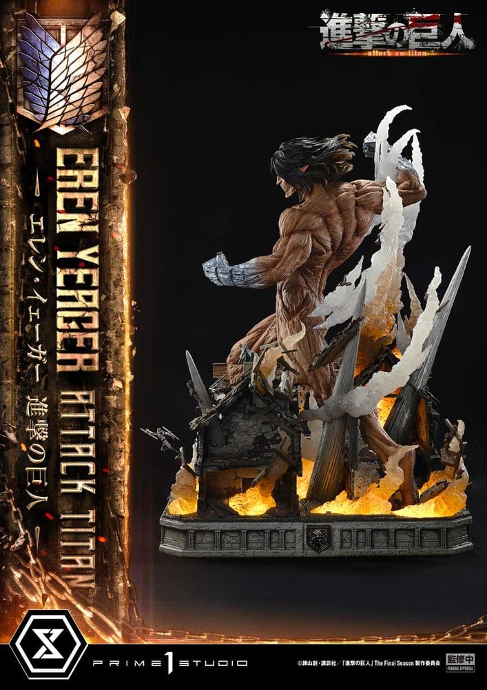 Attack on Titan (TV animation) Ultimate Diorama Masterline Statue Eren Yeager Attack Titan 81 cm – Bild 11