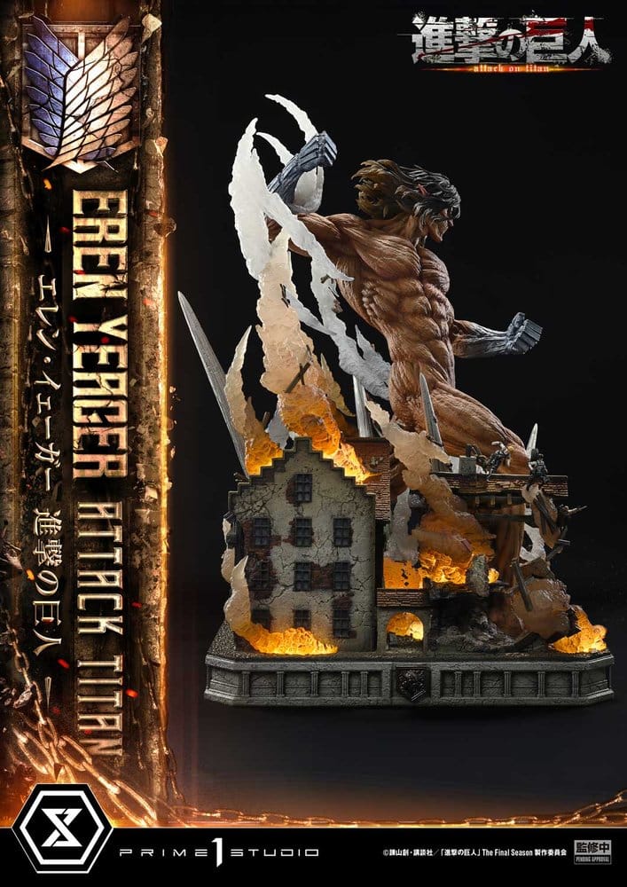 Attack on Titan (TV animation) Ultimate Diorama Masterline Statue Eren Yeager Attack Titan 81 cm – Bild 13