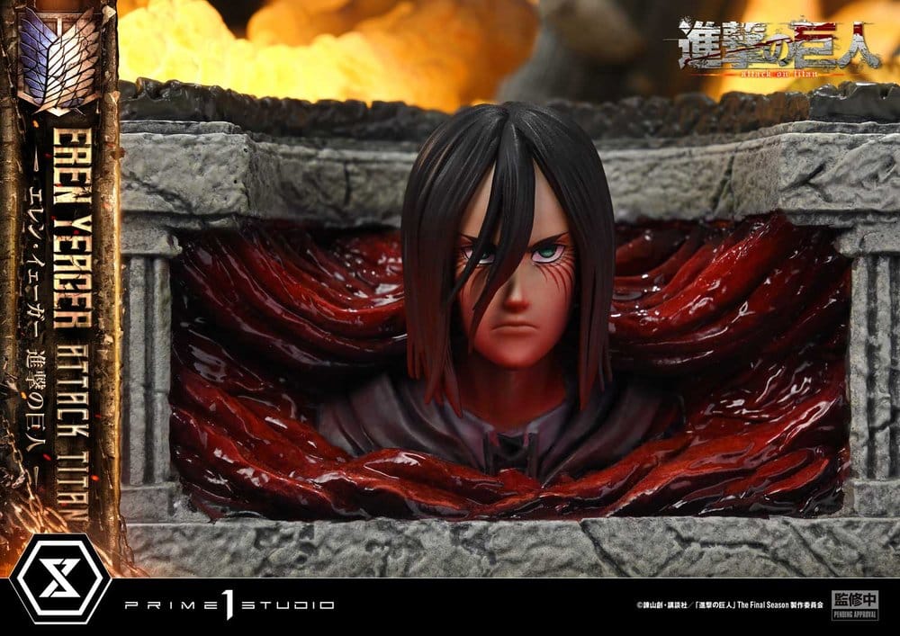 Attack on Titan (TV animation) Ultimate Diorama Masterline Statue Eren Yeager Attack Titan 81 cm – Bild 14