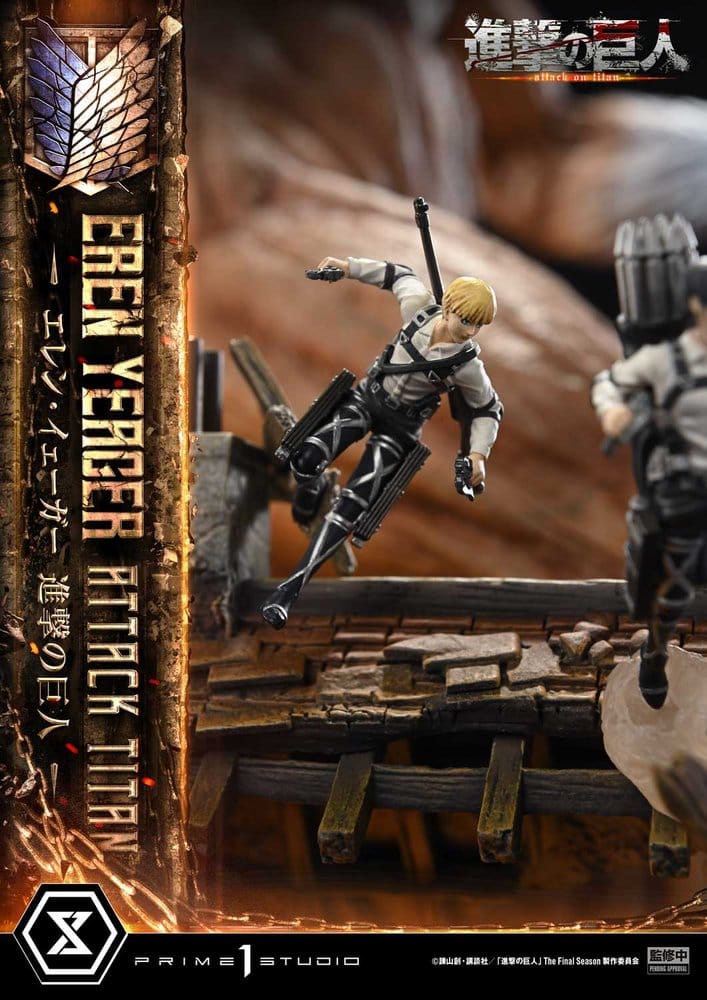 Attack on Titan (TV animation) Ultimate Diorama Masterline Statue Eren Yeager Attack Titan 81 cm – Bild 15