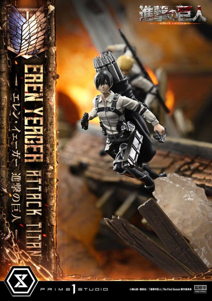 Attack on Titan (TV animation) Ultimate Diorama Masterline Statue Eren Yeager Attack Titan 81 cm – Bild 16
