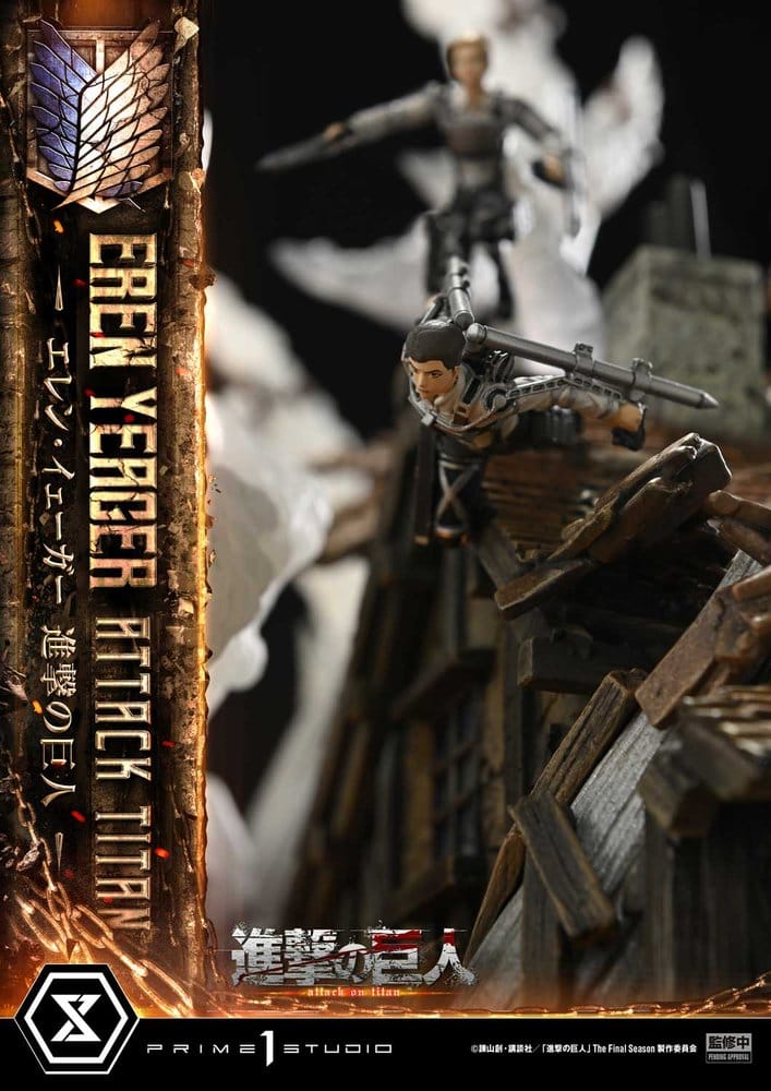 Attack on Titan (TV animation) Ultimate Diorama Masterline Statue Eren Yeager Attack Titan 81 cm – Bild 18