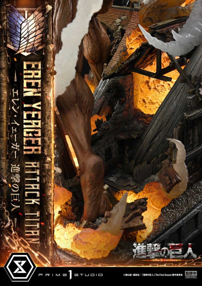 Attack on Titan (TV animation) Ultimate Diorama Masterline Statue Eren Yeager Attack Titan 81 cm – Bild 20