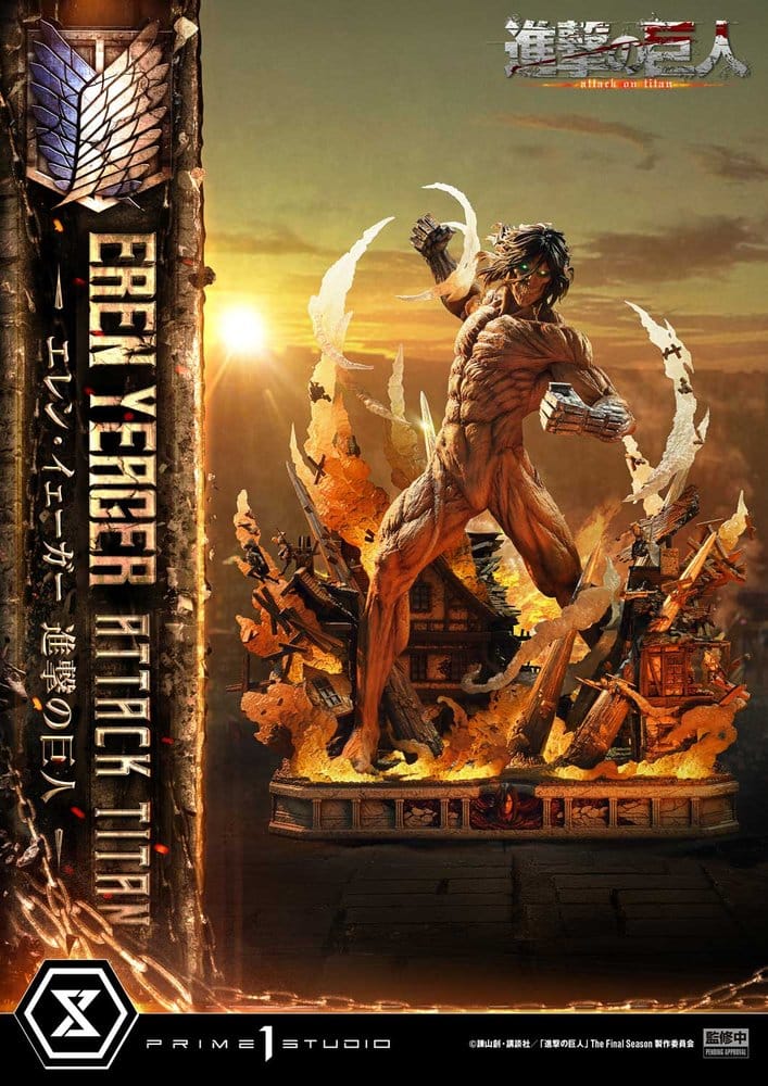 Attack on Titan (TV animation) Ultimate Diorama Masterline Statue Eren Yeager Attack Titan Bonus Version 81 cm – Bild 8