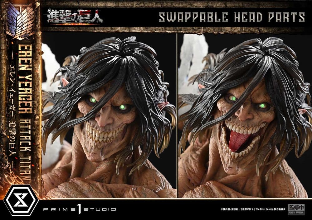 Attack on Titan (TV animation) Ultimate Diorama Masterline Statue Eren Yeager Attack Titan Bonus Version 81 cm – Bild 13