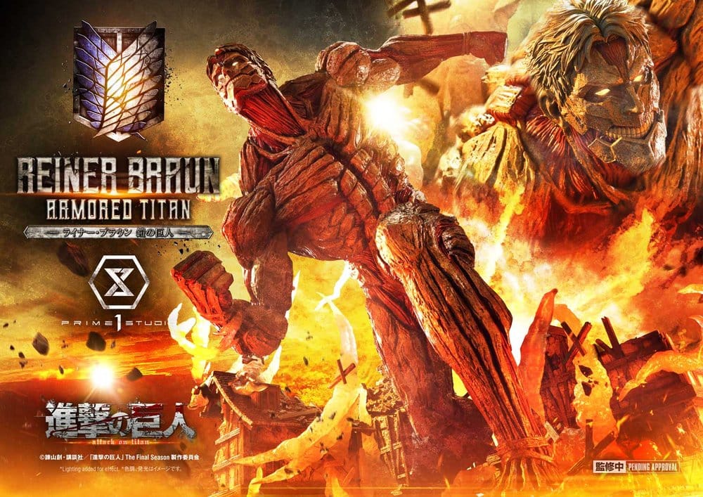Attack on Titan (TV animation) Ultimate Diorama Masterline Statue Reiner Braun Armored Titan 75 cm – Bild 2