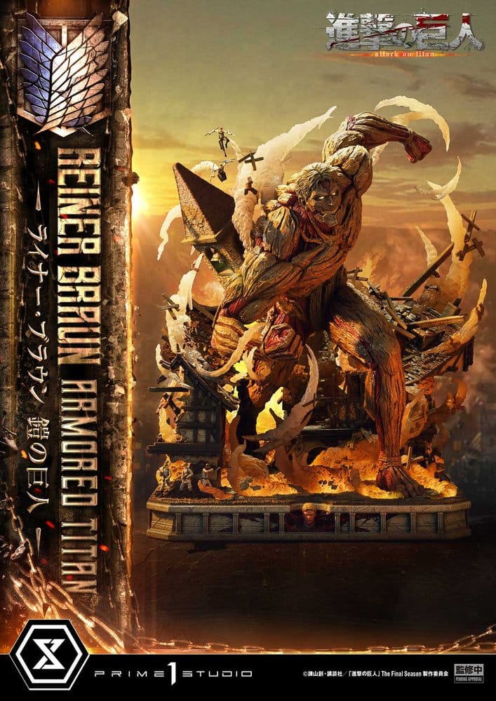 Attack on Titan (TV animation) Ultimate Diorama Masterline Statue Reiner Braun Armored Titan 75 cm – Bild 3