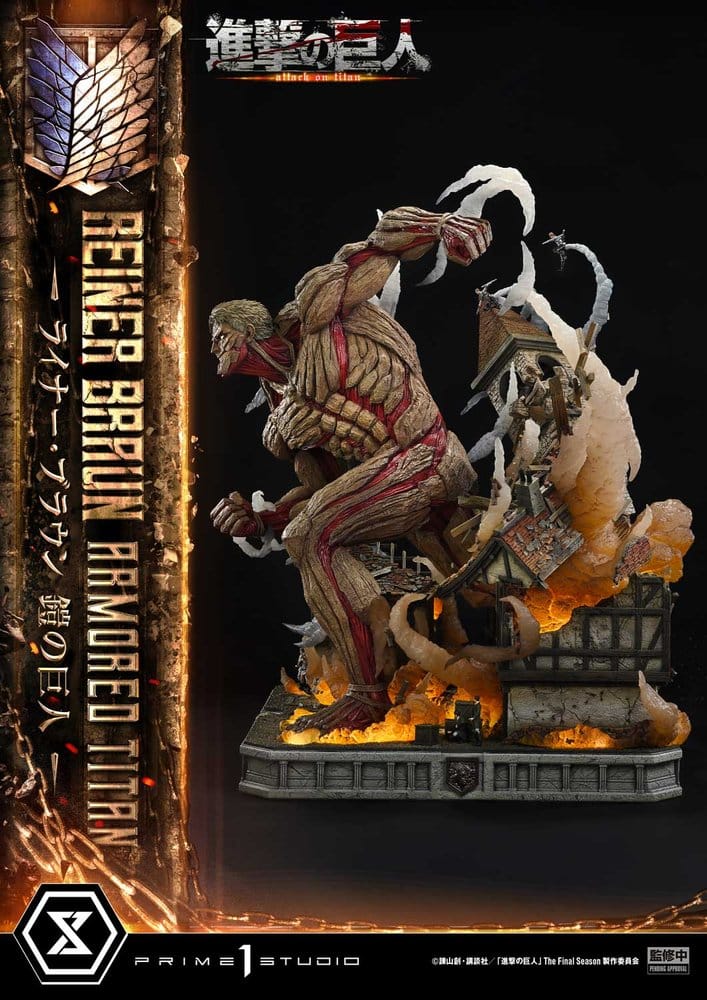 Attack on Titan (TV animation) Ultimate Diorama Masterline Statue Reiner Braun Armored Titan 75 cm – Bild 7