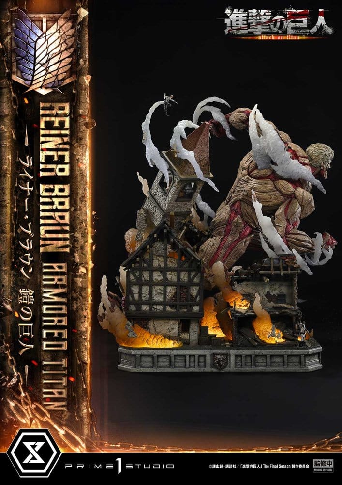 Attack on Titan (TV animation) Ultimate Diorama Masterline Statue Reiner Braun Armored Titan 75 cm – Bild 9