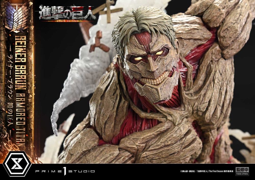 Attack on Titan (TV animation) Ultimate Diorama Masterline Statue Reiner Braun Armored Titan 75 cm – Bild 10