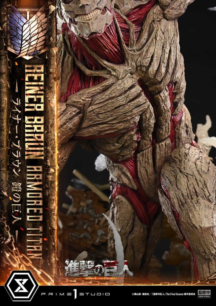Attack on Titan (TV animation) Ultimate Diorama Masterline Statue Reiner Braun Armored Titan 75 cm – Bild 12