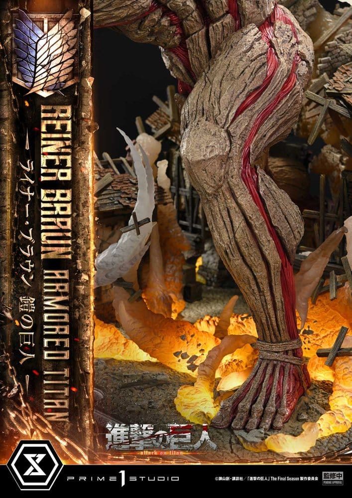 Attack on Titan (TV animation) Ultimate Diorama Masterline Statue Reiner Braun Armored Titan 75 cm – Bild 13
