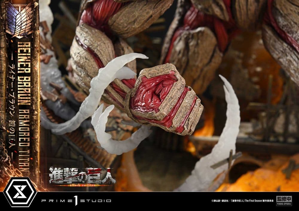 Attack on Titan (TV animation) Ultimate Diorama Masterline Statue Reiner Braun Armored Titan 75 cm – Bild 17