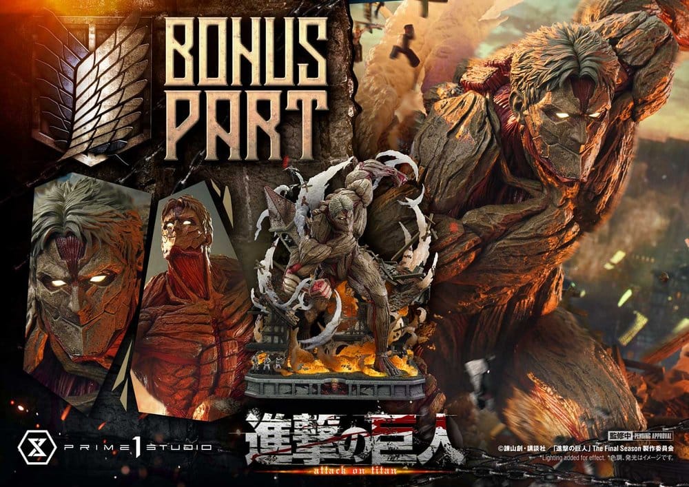 Attack on Titan (TV animation) Ultimate Diorama Masterline Statue Reiner Braun Armored Titan Bonus Version 75 cm – Bild 3