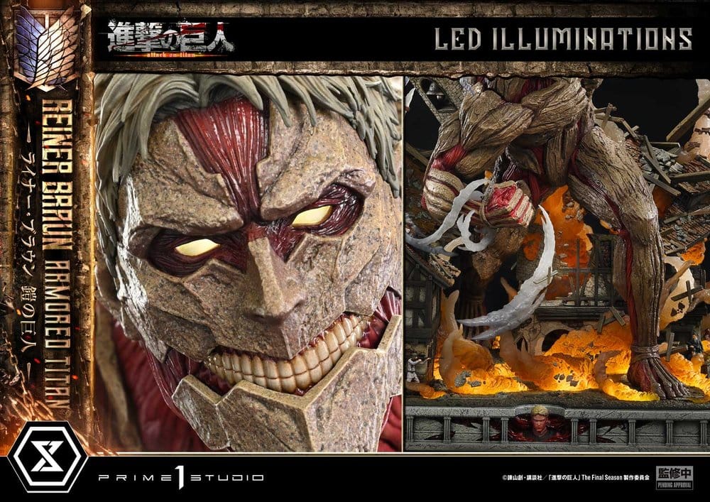 Attack on Titan (TV animation) Ultimate Diorama Masterline Statue Reiner Braun Armored Titan Bonus Version 75 cm – Bild 9