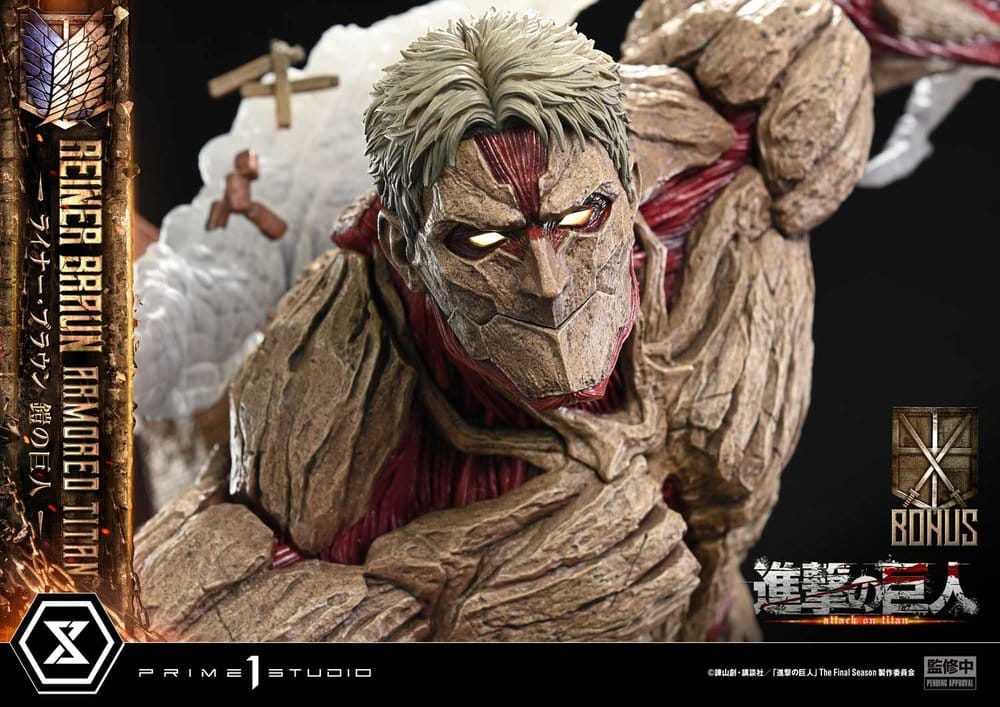 Attack on Titan (TV animation) Ultimate Diorama Masterline Statue Reiner Braun Armored Titan Bonus Version 75 cm – Bild 10