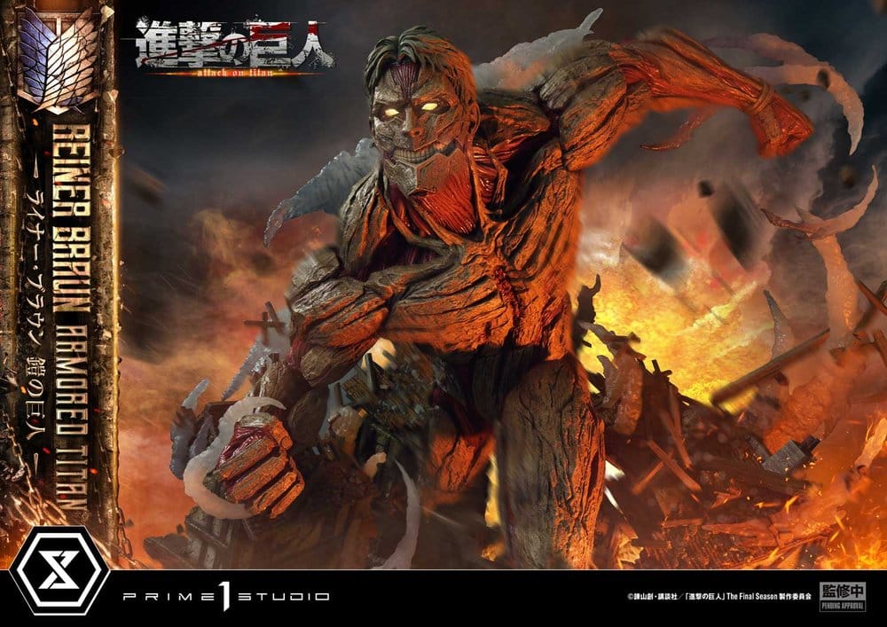 Attack on Titan (TV animation) Ultimate Diorama Masterline Statue Reiner Braun Armored Titan Bonus Version 75 cm – Bild 13